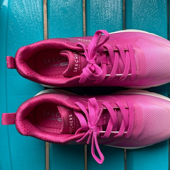 Skechers Size 7, Air Element, Pink Ombre, Air-Cooled Memory Foam Sneakers - Picture 2 of 9